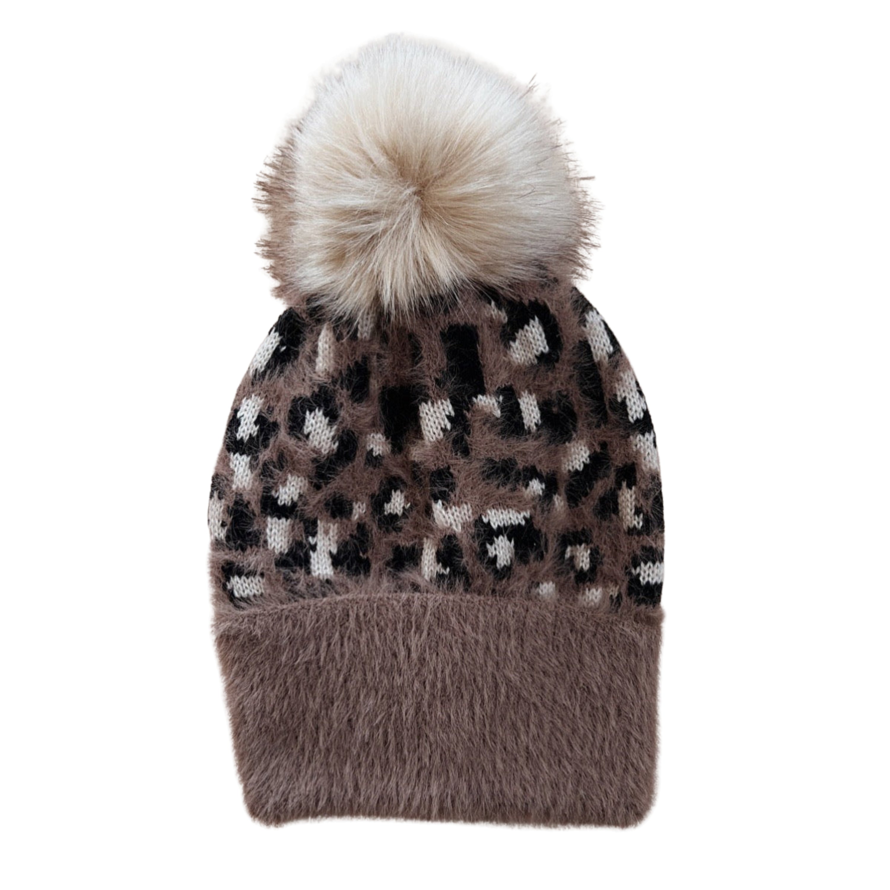 Mocha Leopard - Women’s beanie