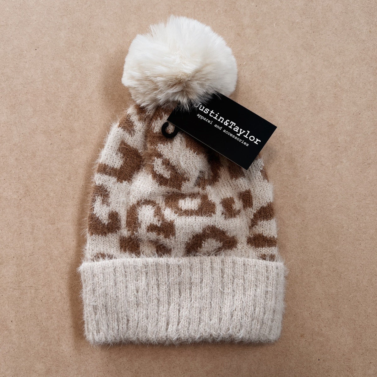 Ivory Leopard - Women’s beanie