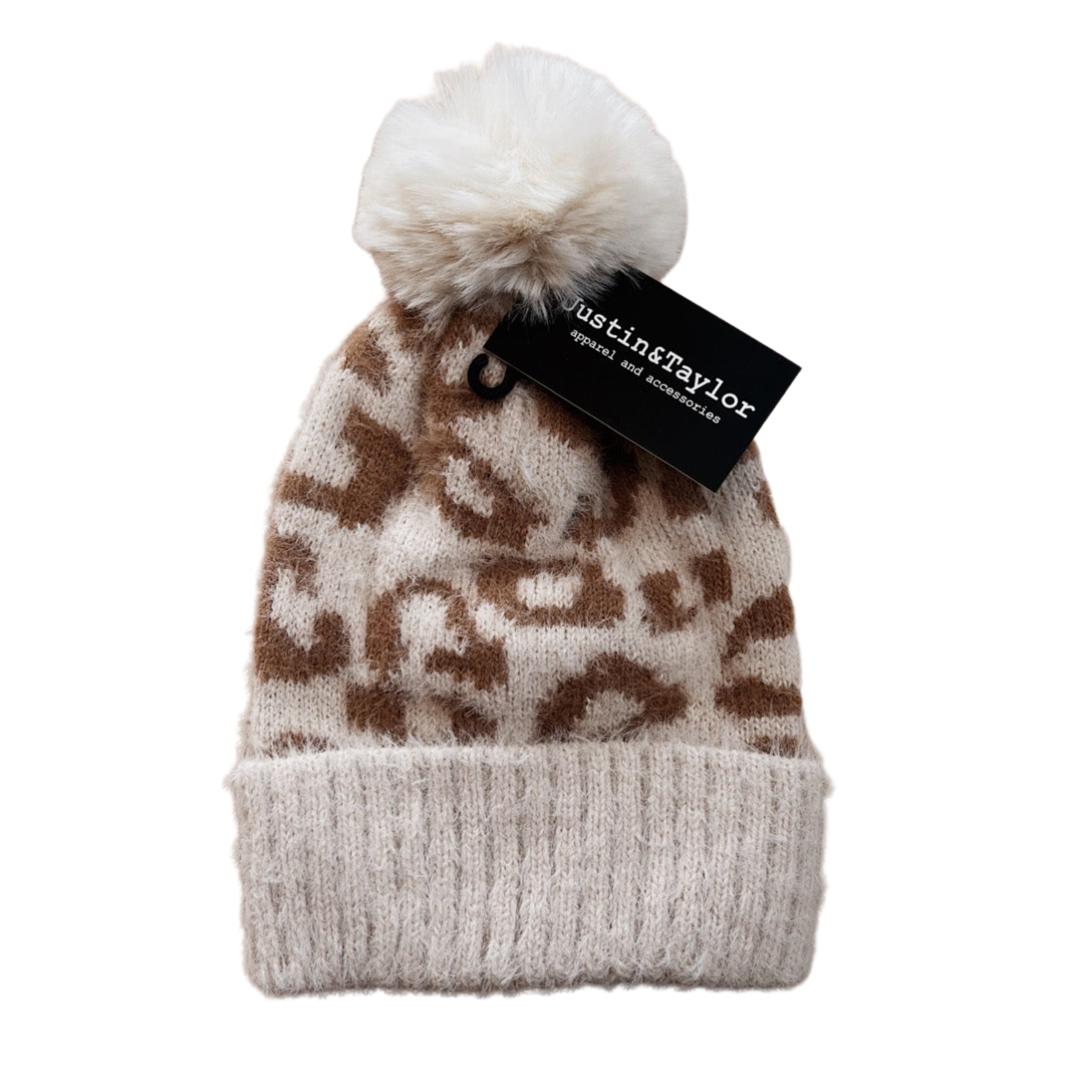 Ivory Leopard - Women’s beanie