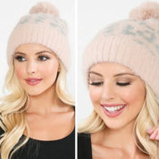 Blush Leopard - Women’s beanie