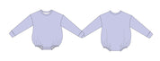 Wisteria Dream - Cloud Terry Bubble Sweatshirt