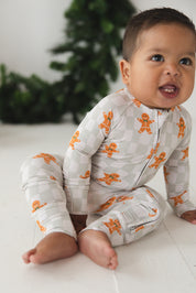 Gingerbread Men - Zip Romper