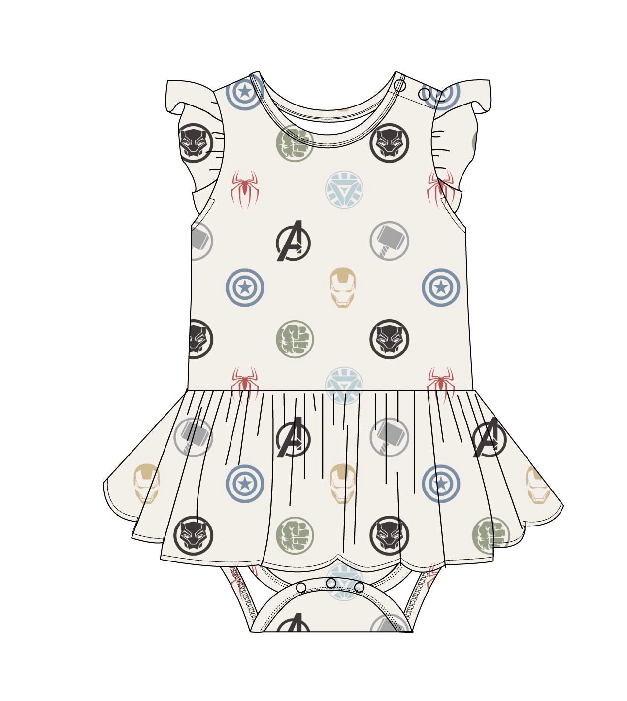 Marvel-ous Dreams - Bodysuit Dress