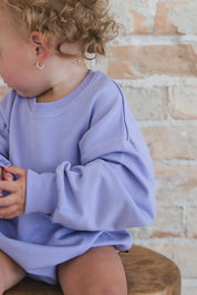 Wisteria Dream - Cloud Terry Bubble Sweatshirt