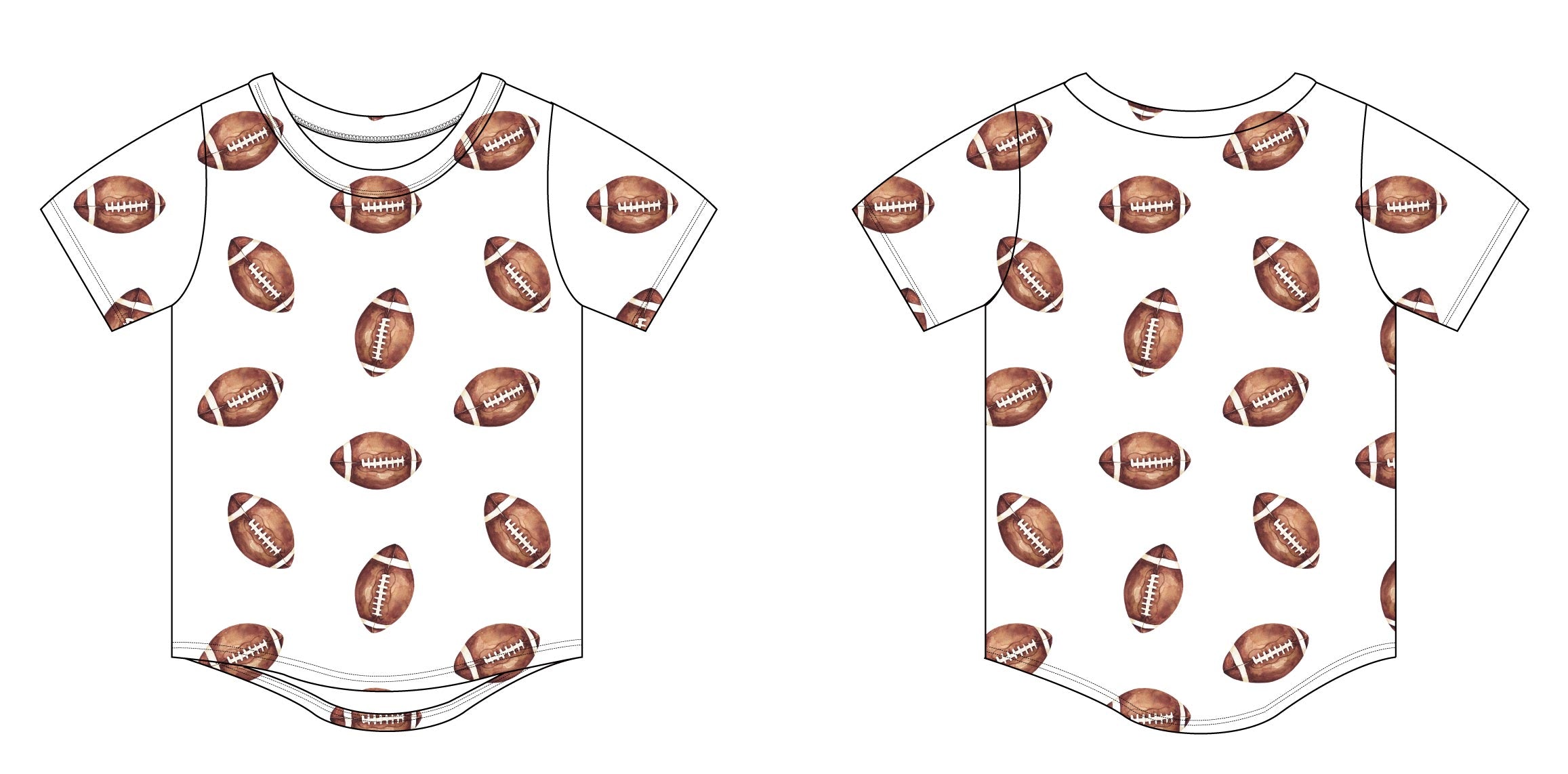 Football (ribbed) - Everyday Tee