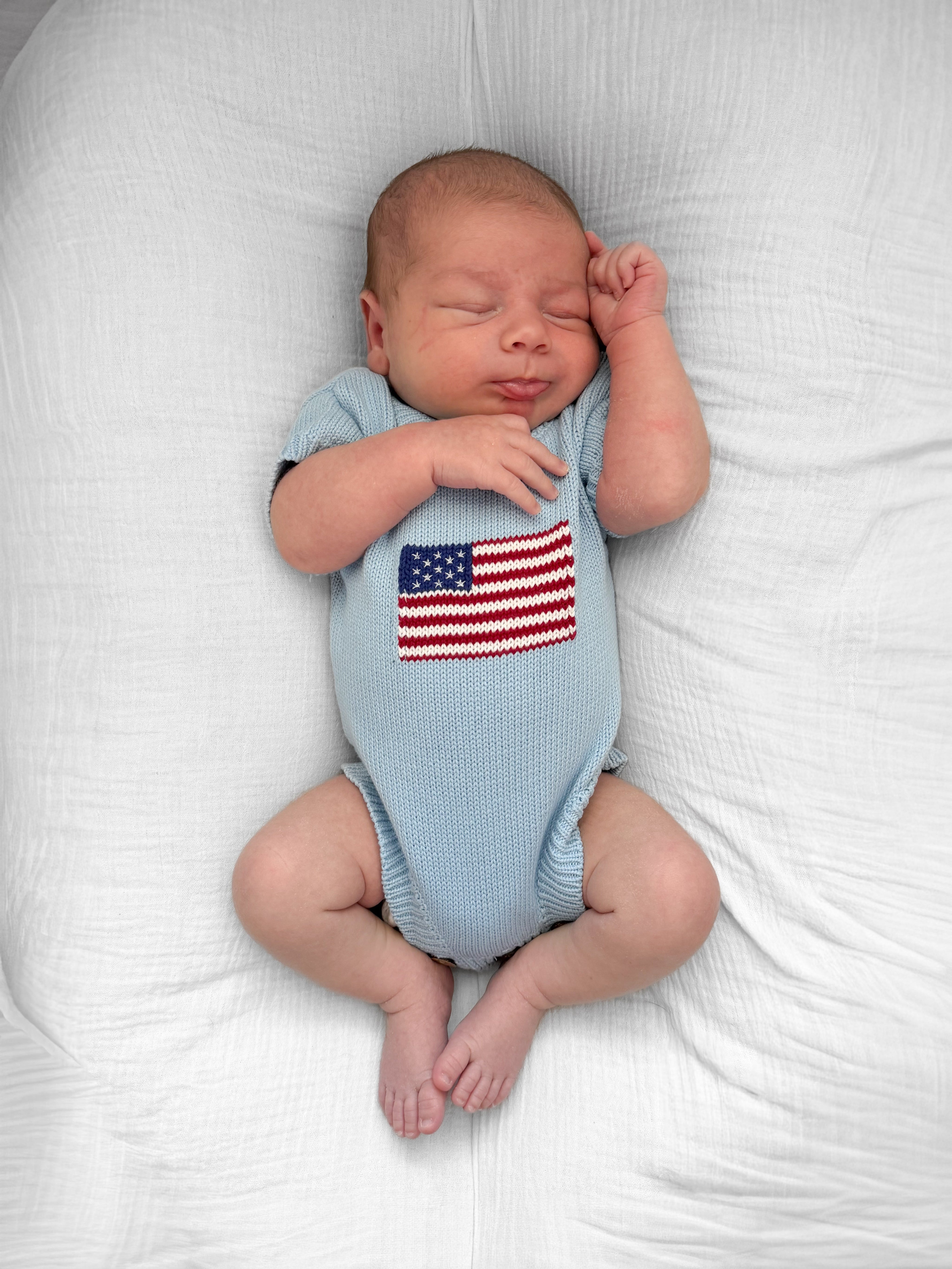 Americana Knit Romper