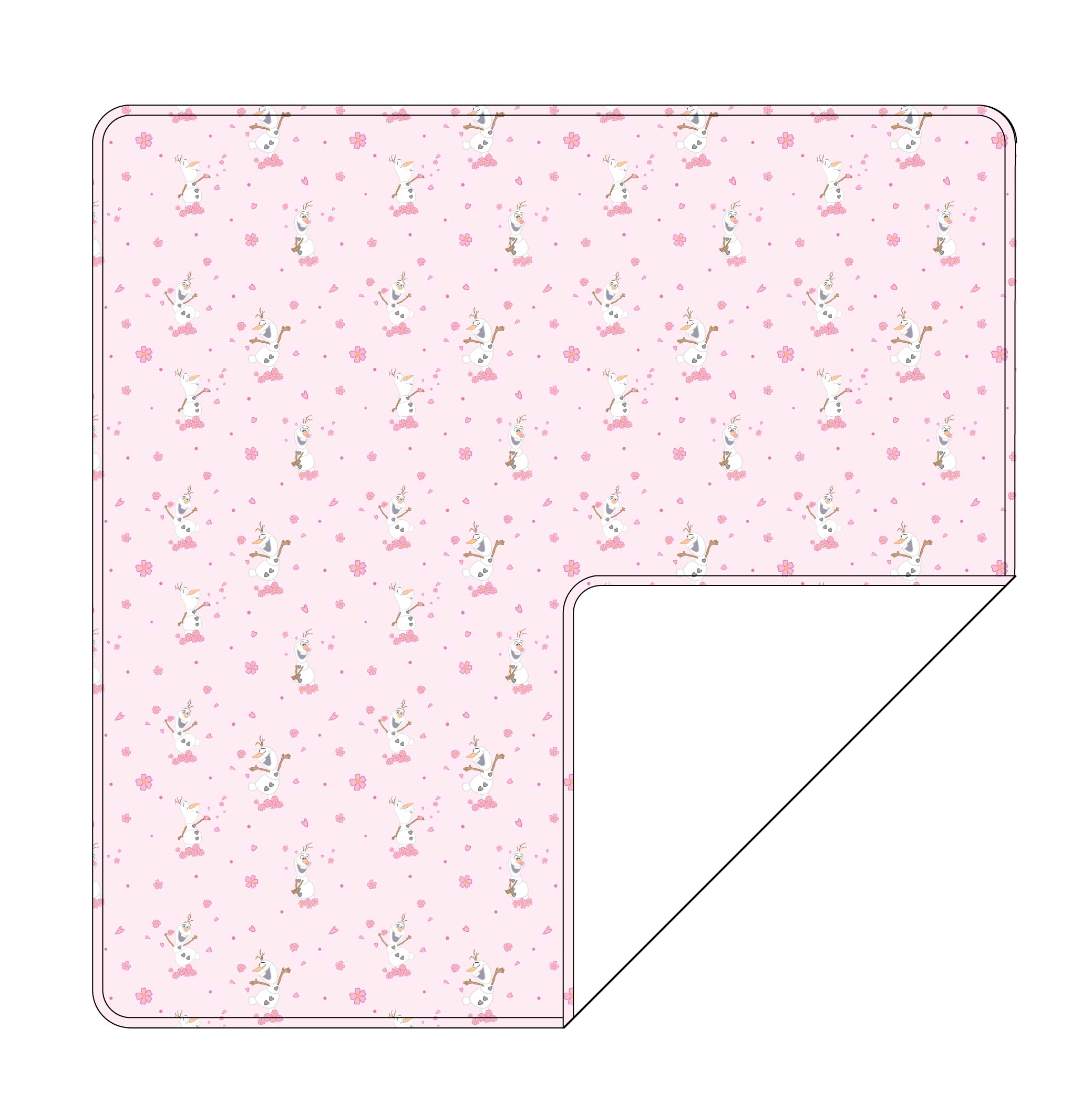 Pink Flurry (ribbed) - Lightweight Blanket