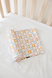 Checkerboard Charm - Lightweight Blanket
