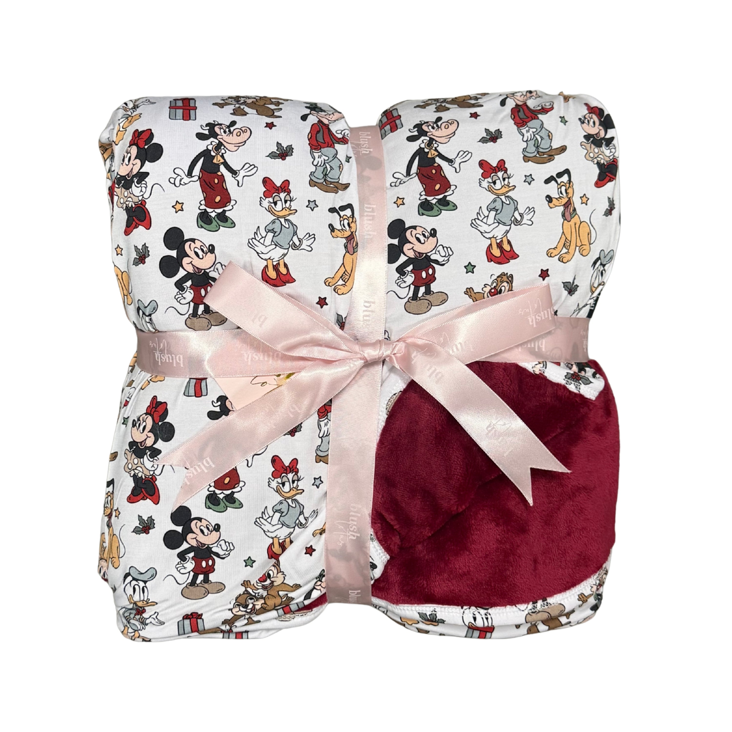 Vintage Christmas - Plush Blanket