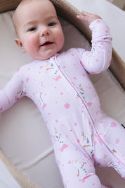 Pink Flurry (ribbed) - Zippy