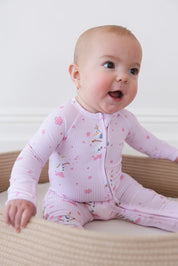 Pink Flurry (ribbed) - Zippy