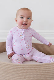 Pink Flurry (ribbed) - Zippy