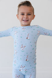 Blue Flurry (ribbed) - Set