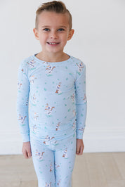 Blue Flurry (ribbed) - Set