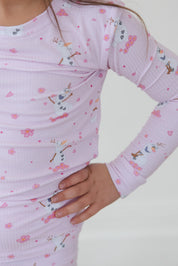 Pink Flurry (ribbed) - Set