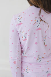 Pink Flurry (ribbed) - Set