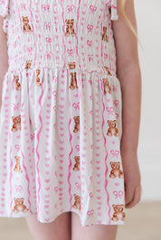 Cherie - Smocked Diaper Dress Set