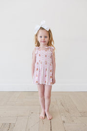Cherie - Smocked Diaper Dress Set