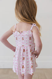 Cherie - Smocked Diaper Dress Set