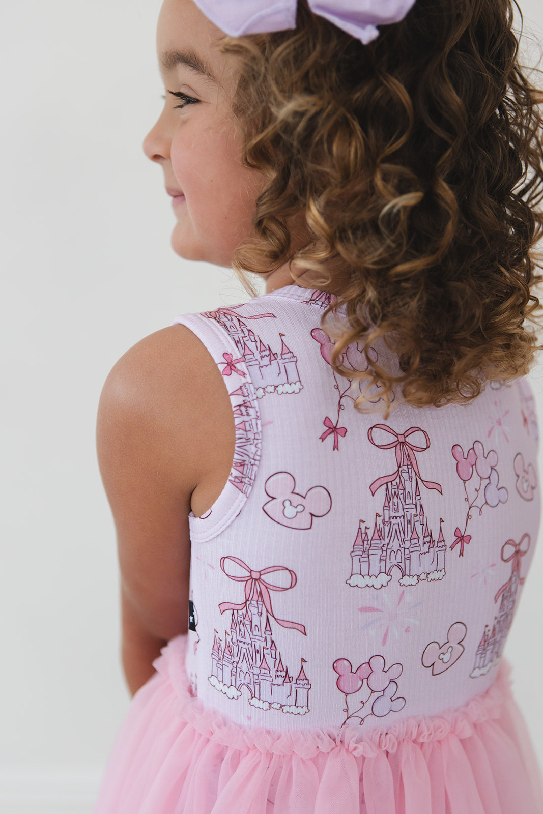 Coquette Castles (ribbed) - Tulle Twirl Dress