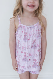 Coquette Castles (ribbed) - Tank Short Set