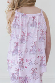 Coquette Castles (ribbed) - Tank Short Set