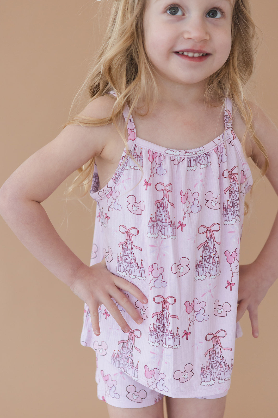 Coquette Castles (ribbed) - Tank Short Set