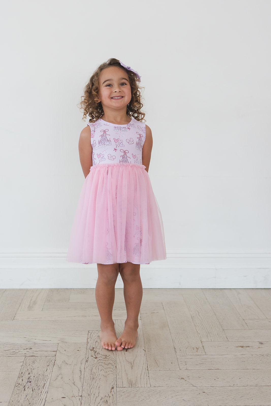 Coquette Castles (ribbed) - Tulle Twirl Dress