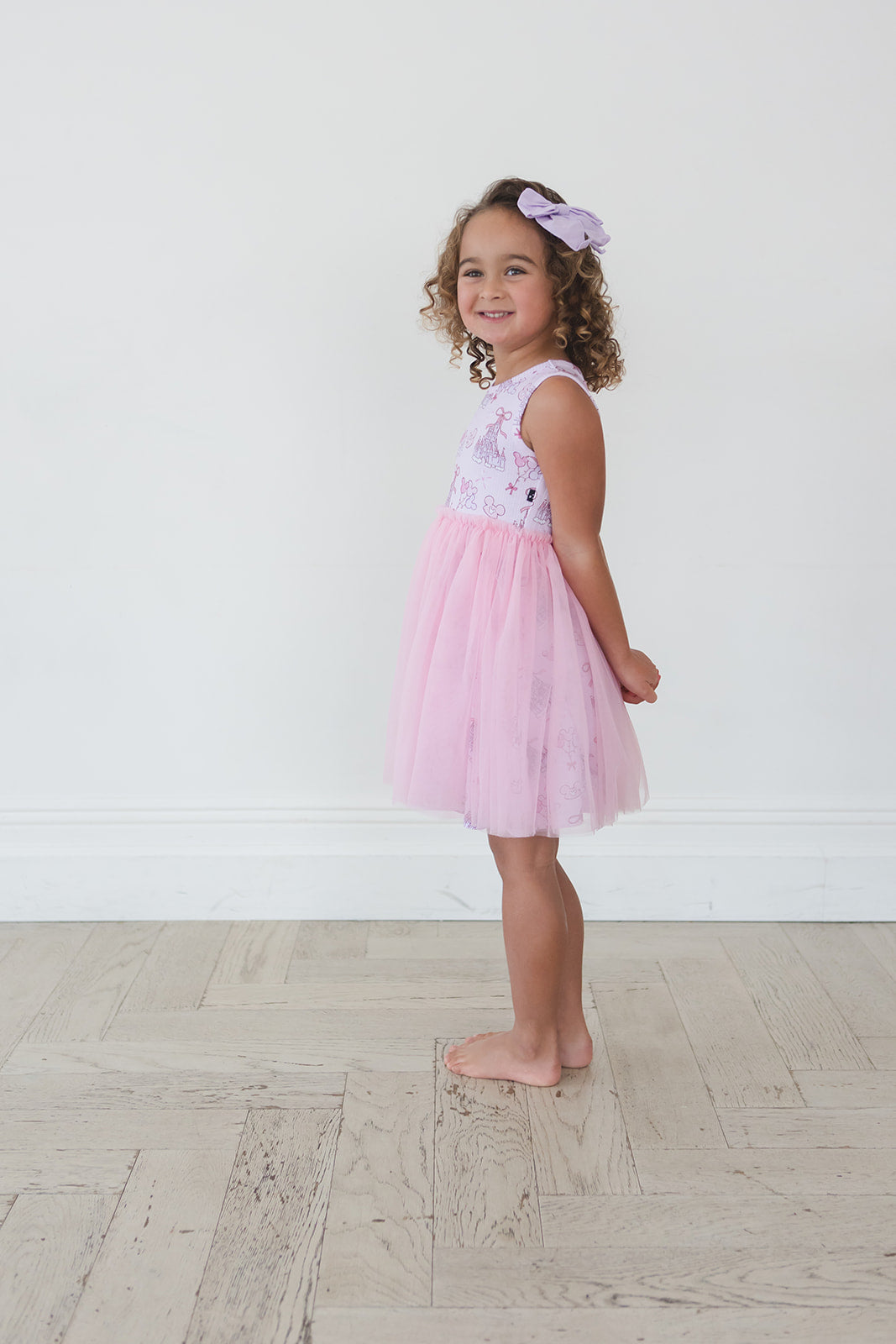 Coquette Castles (ribbed) - Tulle Twirl Dress