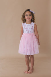 Coquette Castles (ribbed) - Tulle Twirl Dress