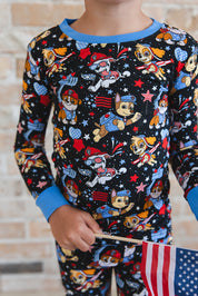Red, Woof & Blue: 2 Piece Set