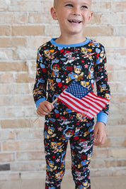 Red, Woof & Blue: 2 Piece Set