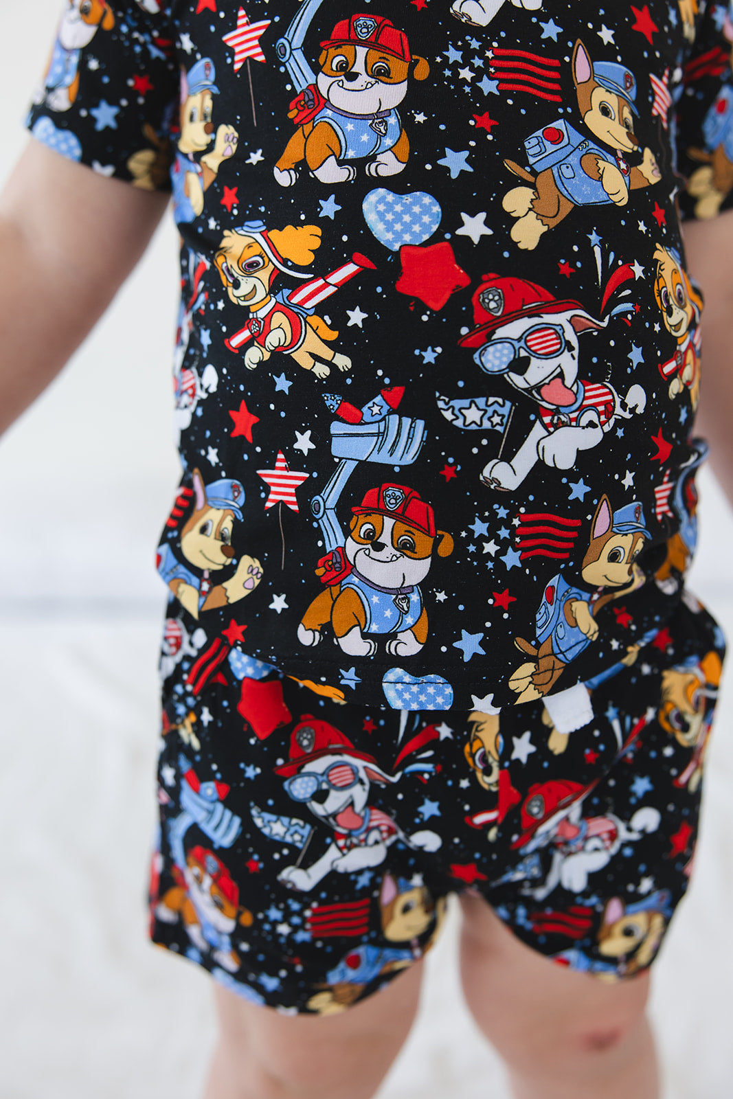 Red, Woof & Blue: Pocket Short & Tee