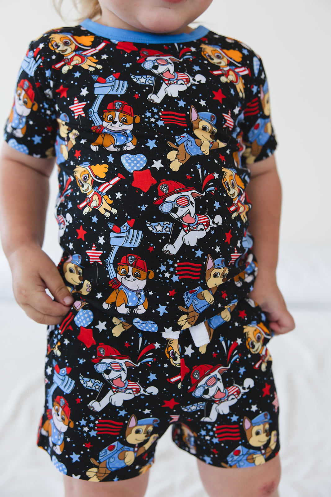 Red, Woof & Blue: Pocket Short & Tee