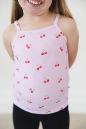 Cherry (ribbed) - Bamboo Tank