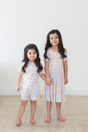 Checkerboard Charm - Dress