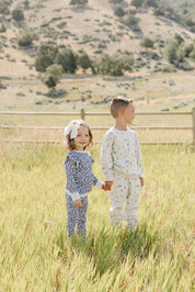 Blue Meadow Ruffle French Terry Set