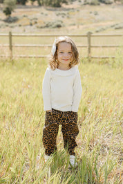 Cheetah Barrel Jeans