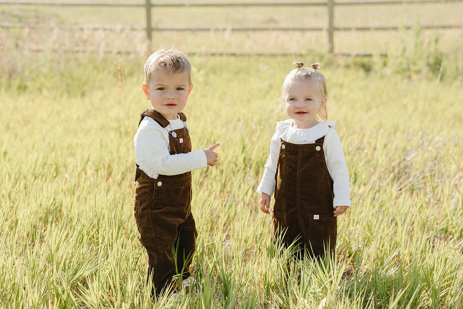 Brown Corduroy Overalls