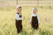 Brown Corduroy Overalls