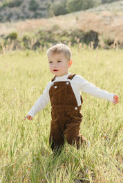 Brown Corduroy Overalls