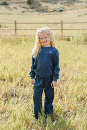 Navy Terry Cloth Tracksuit