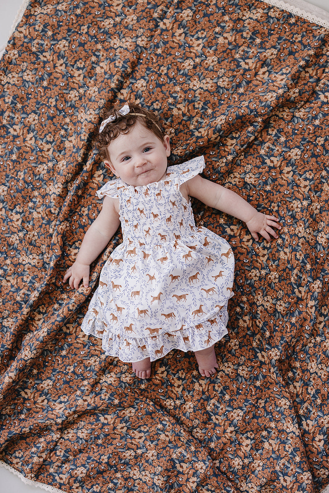 Pony Smocked Dress