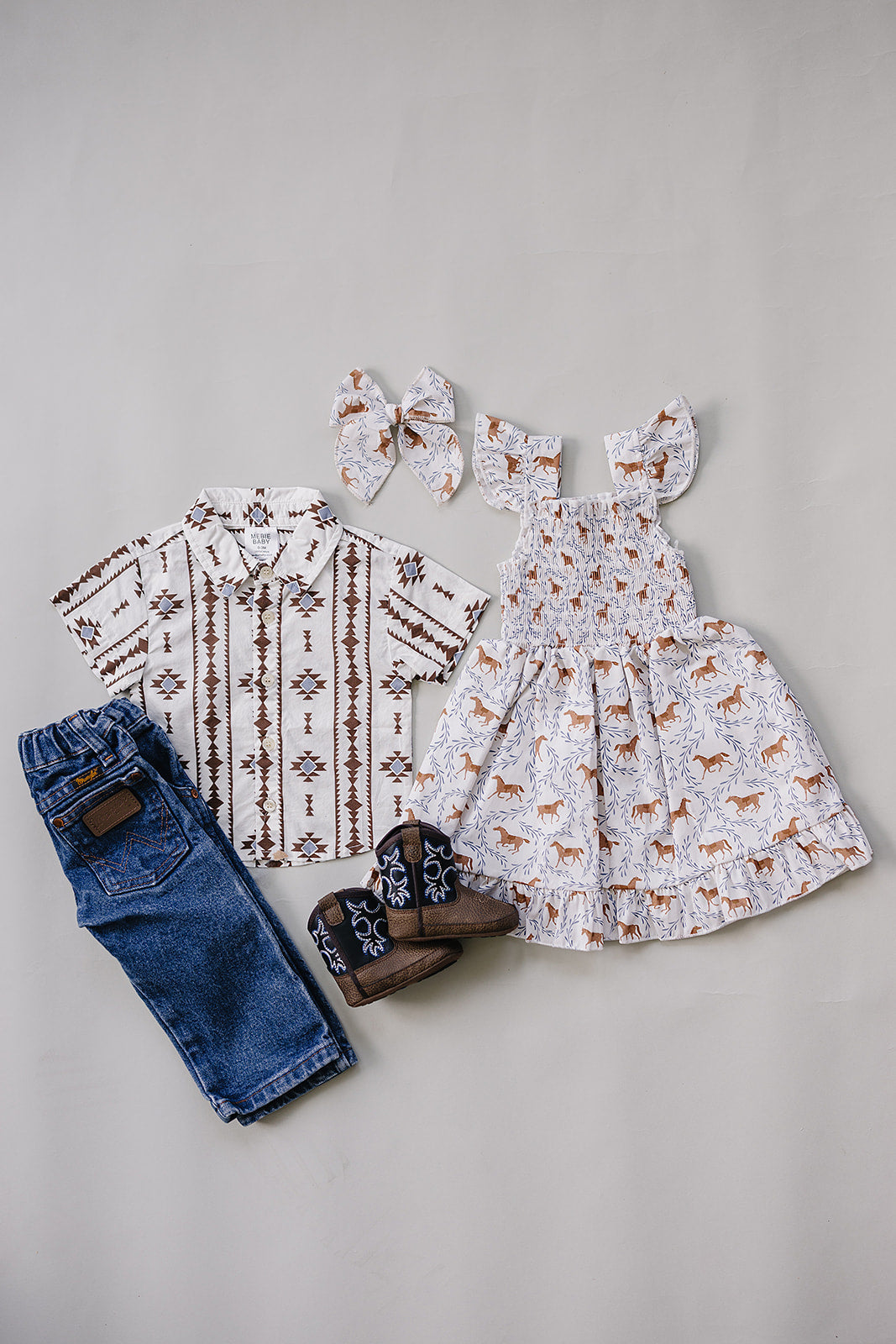 Pony Smocked Dress