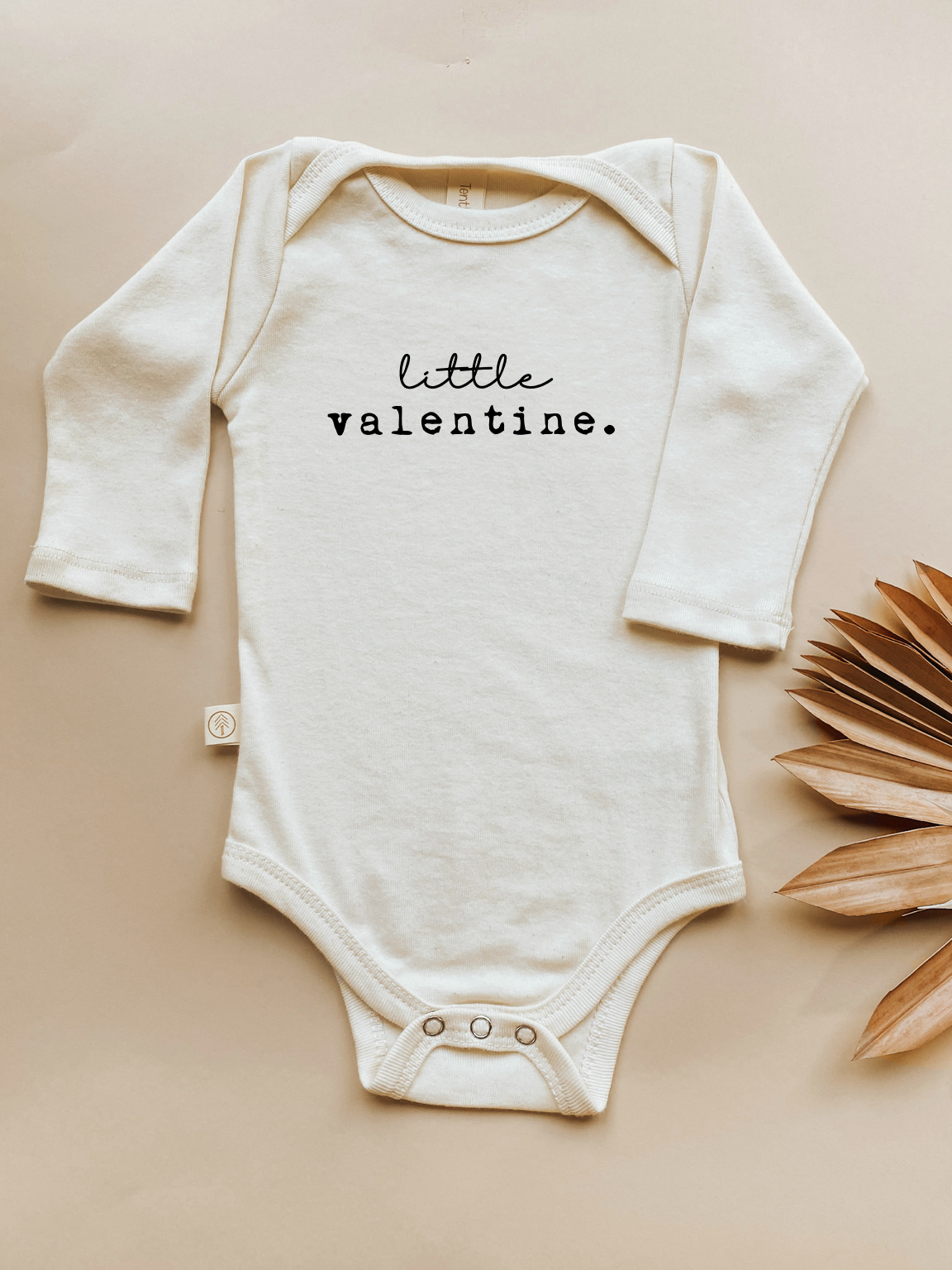 Little Valentine Organic Baby Bodysuit Long Sleeve