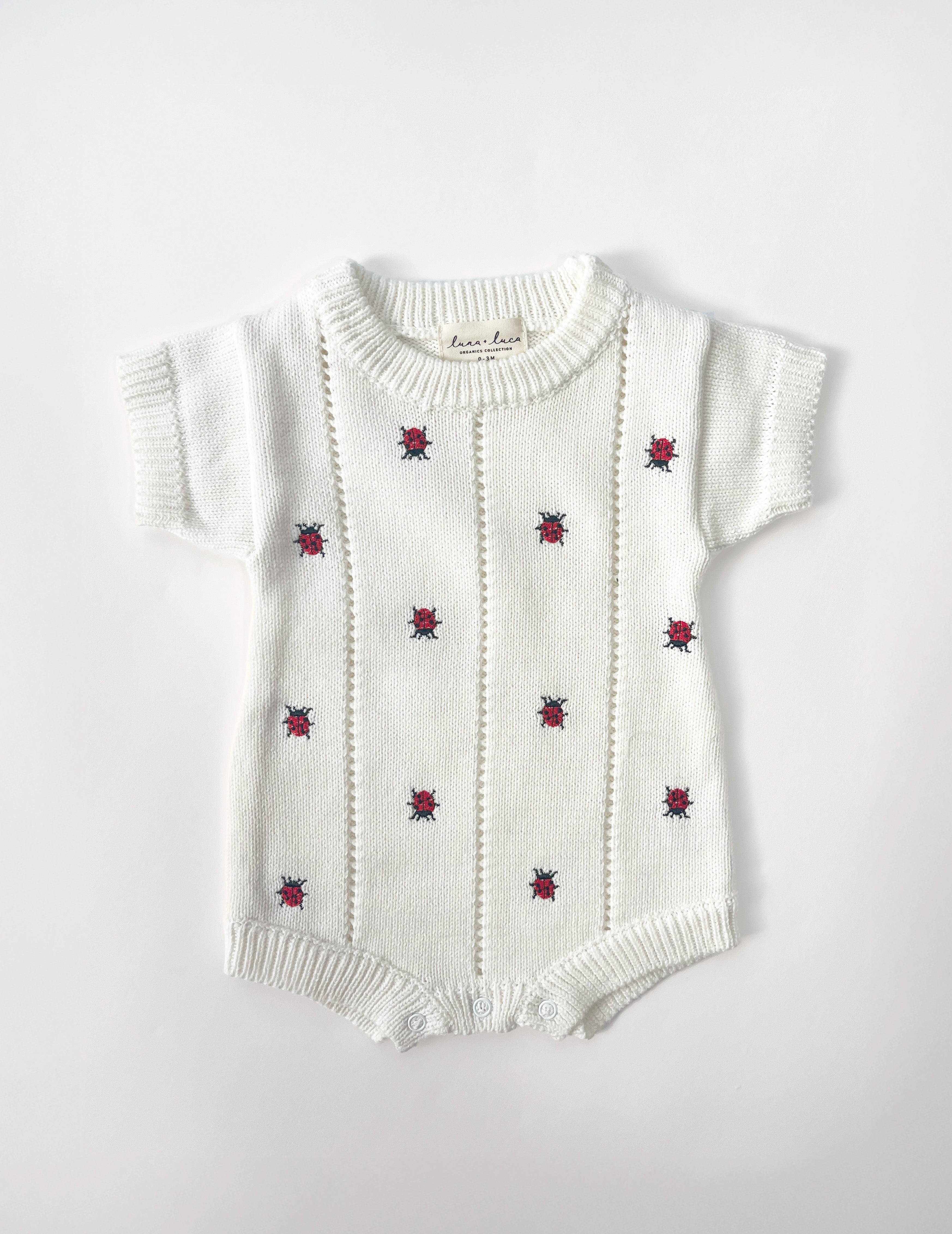 Ladybug Organic Romper