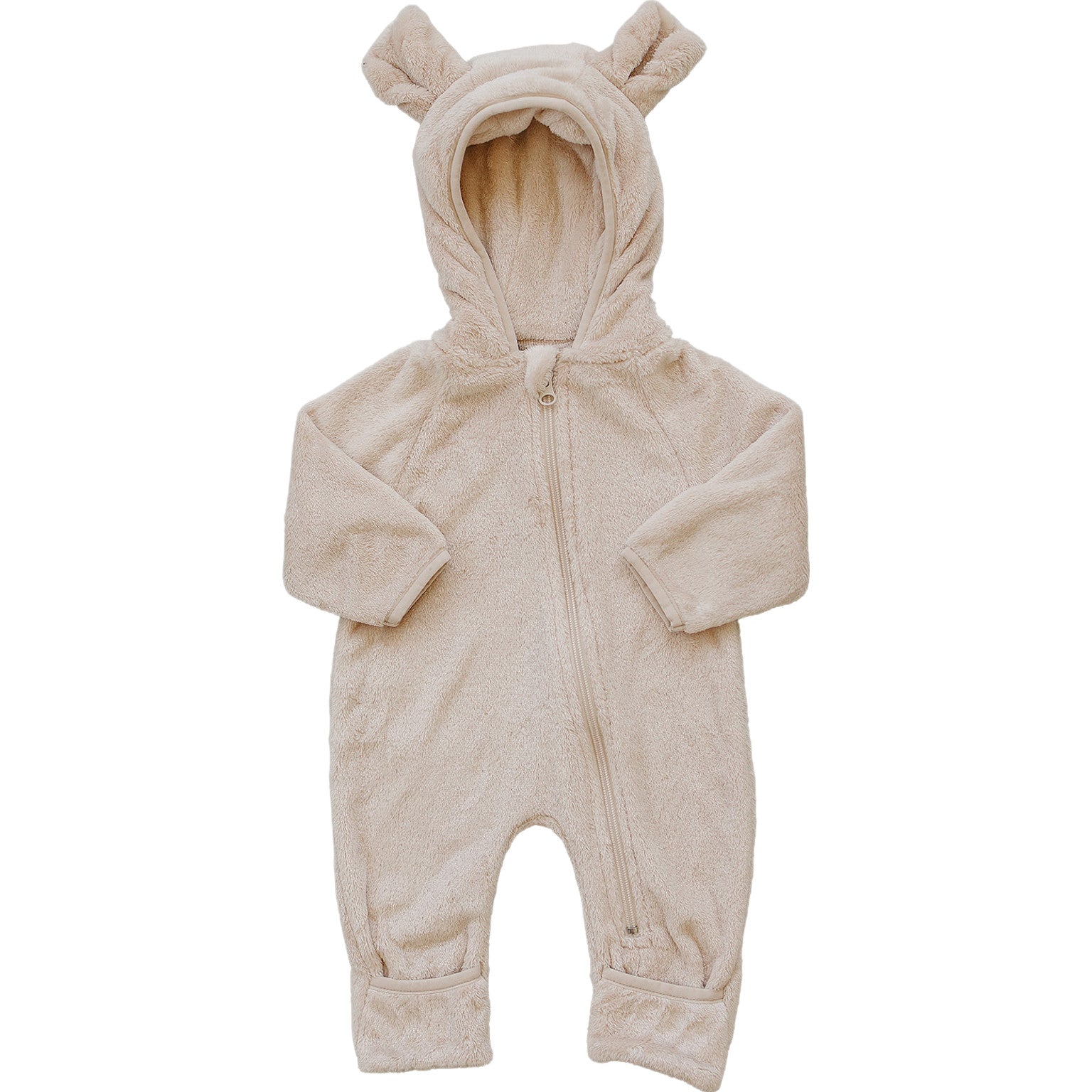Fleece Bear Hooded Zipper