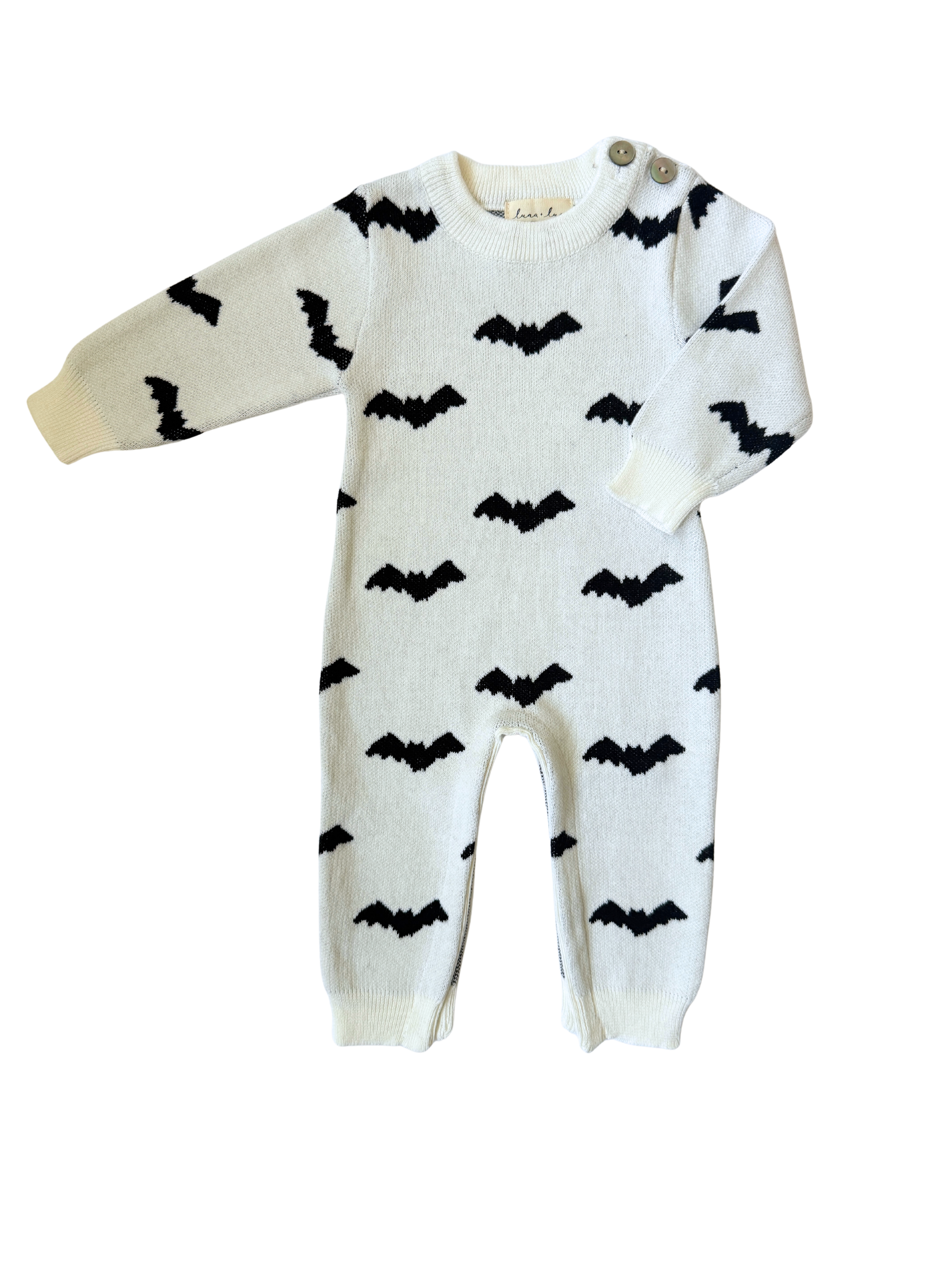 Midnight Bats Jacquard Jumpsuit