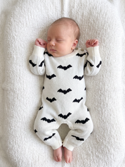Midnight Bats Jacquard Jumpsuit