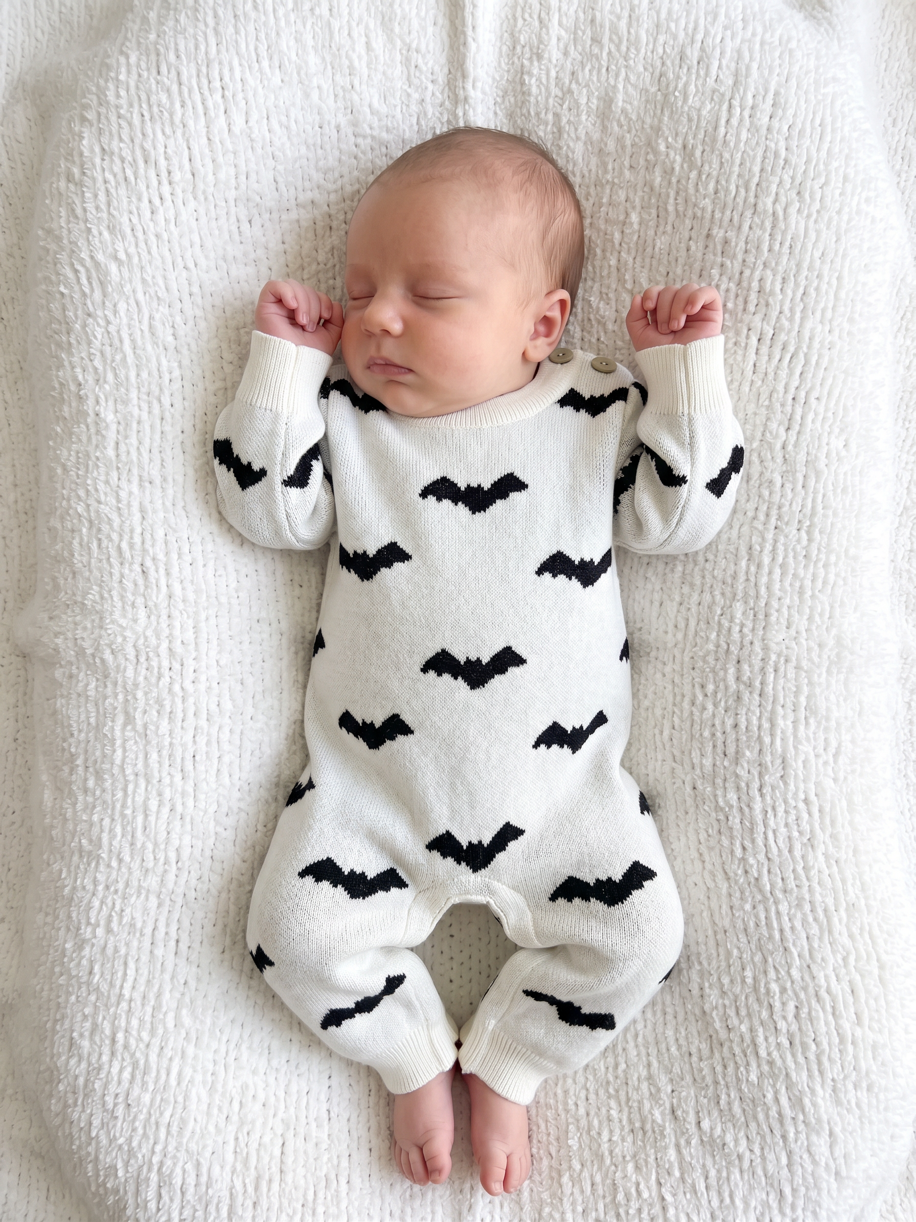 Midnight Bats Jacquard Jumpsuit